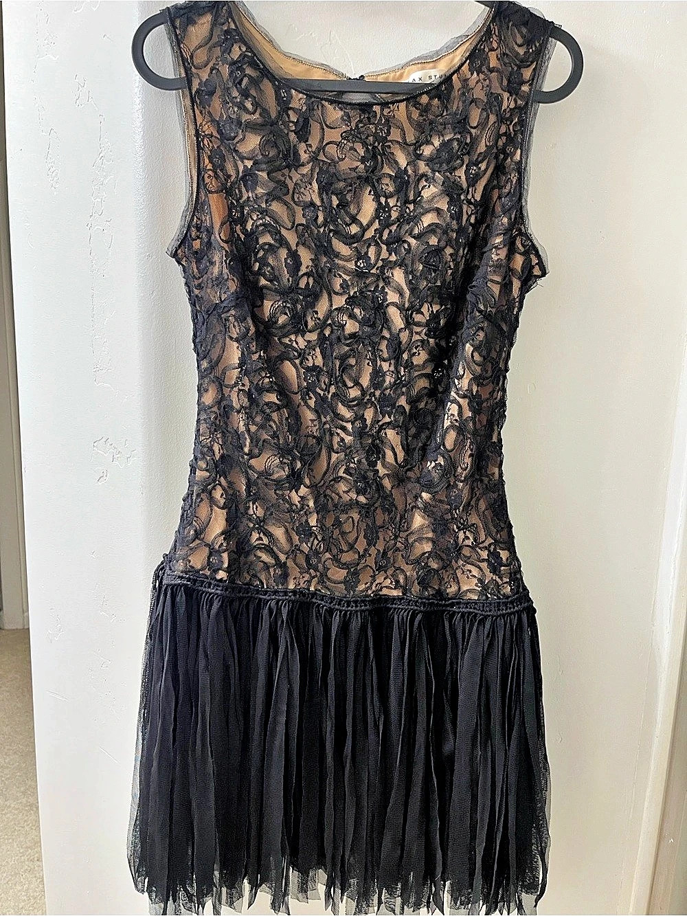 Max Studio Floral Lace Mini Dress Size Medium